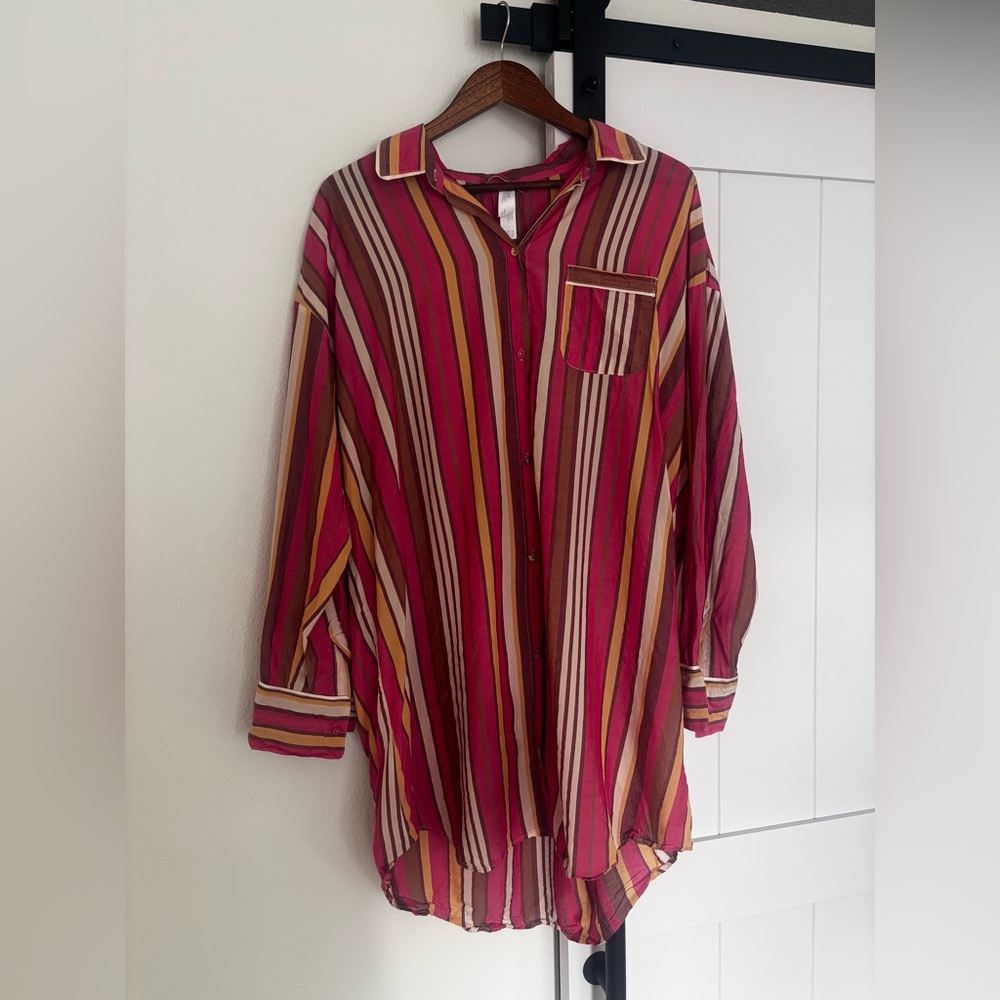 Stars Above Multicolor Striped Shirt (XXL)